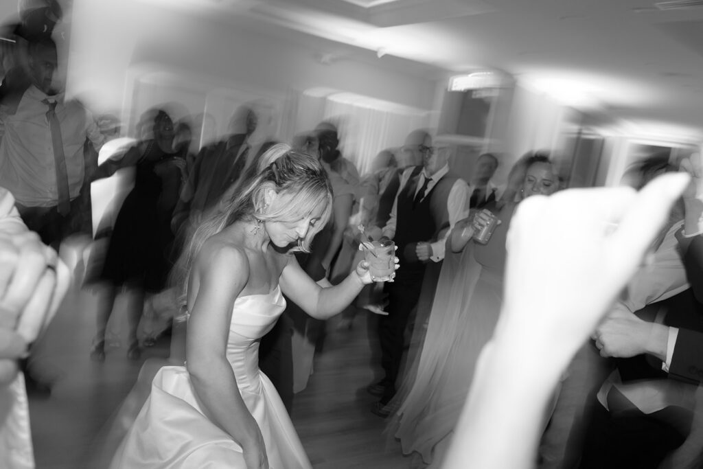 Spring wedding reception at Icona Diamond Beach with oceanfront views